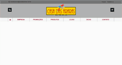 Desktop Screenshot of casadasararas.com.br